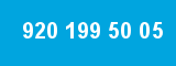 920 199 50 05 920 199 50 05